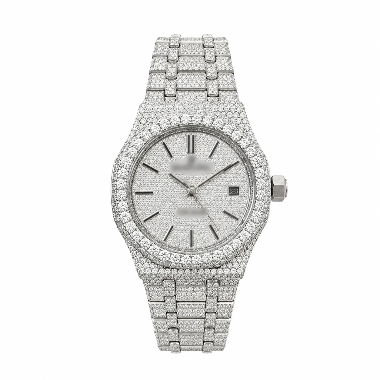 Moissanite Circle Watch