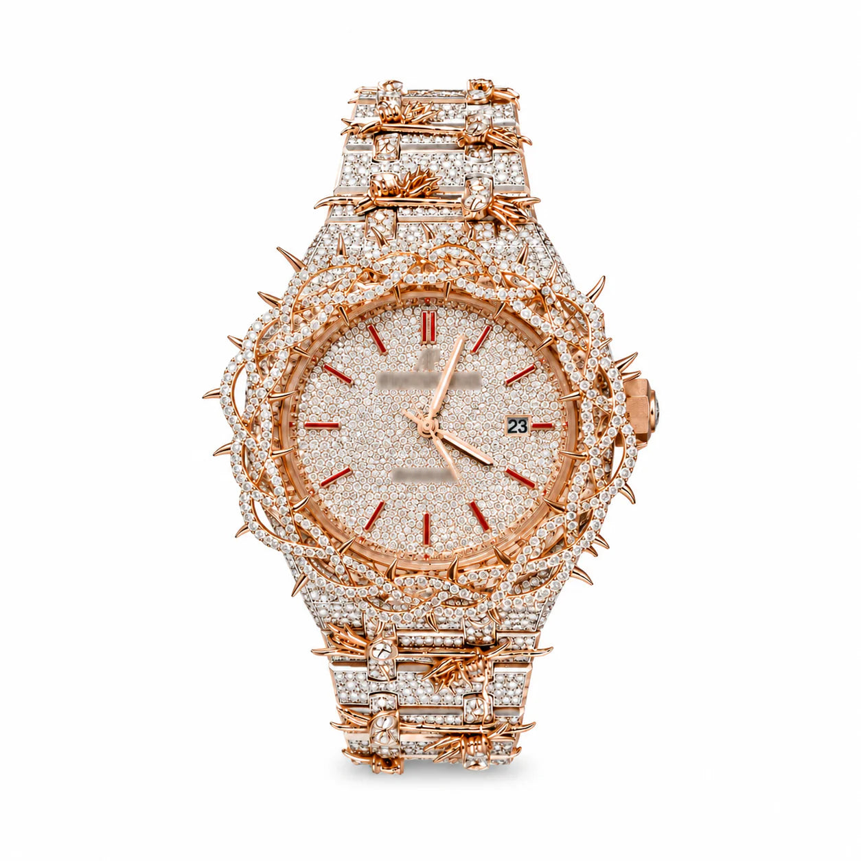 Moissanite Thorn Circle Watch